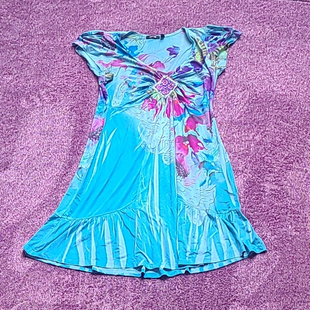 Bright Blue Dress